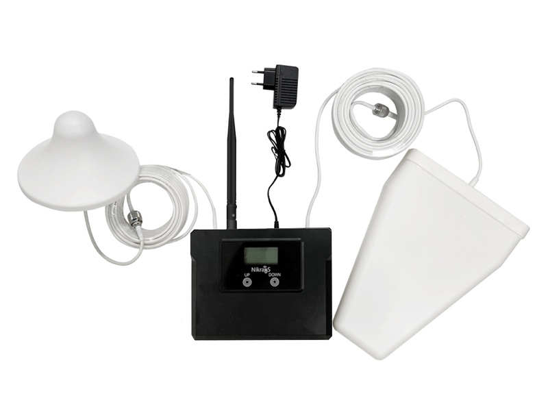 Image Amplificatore di segnale GSM 3G Nikrans LCD-300GW per telefonate e 3G a casa in Italia